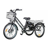 Электровелосипед трехколесный BIG HAPPY ONE черный