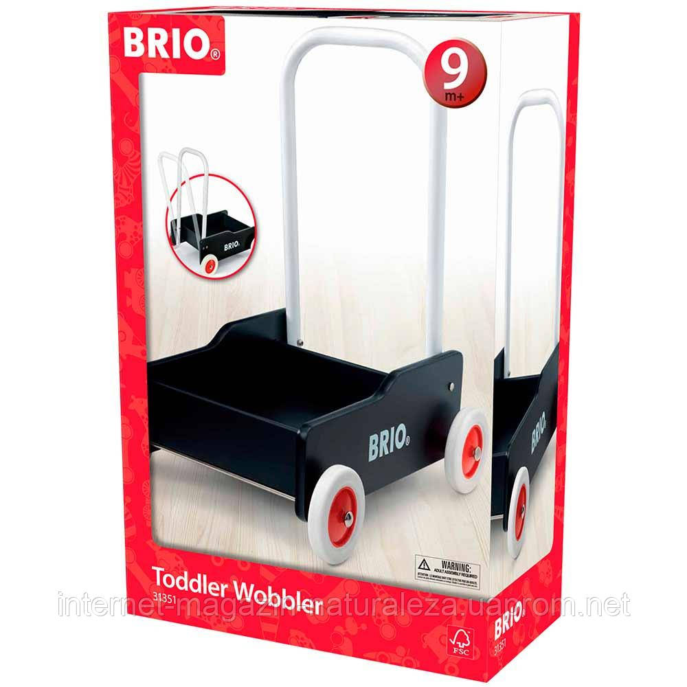 Дитяча каталка для малюків ТМ Brio чорна