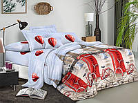 "лондон" Бязевий комплект постільної білизни двоспальний розмір 180*210 см від виробника
