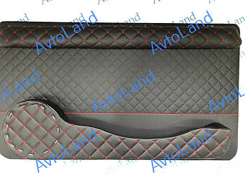 ОБШИВКА ДВЕРЕЙ ВАЗ 2101-2107 ЛЮКС З ЧЕРВОНОЮ СМУГОЮ(КТ-4 ДВЕРІ)