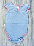 Боді для малюків Єдиноріг Блакитний Бембі Україна 12 місяців, ріст 80 см, фото 2
