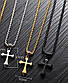 Чоловічий хрест з сталі об’ємний, фото 6