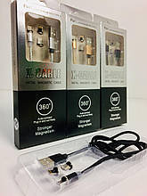 USB кабель на магніті 3 B1 X-360/ USB/micro/iphone/ TPS (100 шт/ящ)