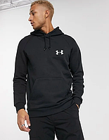 Мужская спортивная толстовка, худи Under Armour (Андер Армор) черная