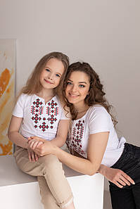 Футболки вишиванки мама-дочка "Зоряне сяйво"