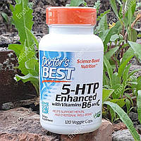 5-HTP с Витаминами Doctor's Best 5-HTP Enhanced with Vitamins B6 & C 120 капсул