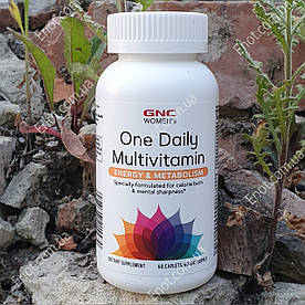 Вітаміни для жінок GNC Womens One Daily Multivitamin Energy & Metabolism 60 таблеток