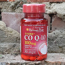 Puritan's Pride CO Q-10 100 мг 30 гелевих капсул