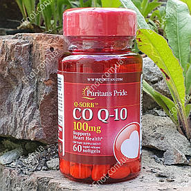 Puritan's Pride CO Q-10 100 mg 60 softgels (100 мг 60 гелевих капсул)