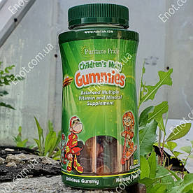 Вітаміни для дітей Puritan's Pride children's Multi Gummies 120 жувальних таблеток (ведмедиків)
