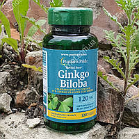 Гинкго Билоба Puritan's Pride Ginkgo Biloba 120 мг 100 капсул