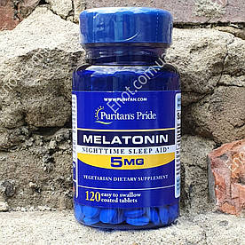 Мелатонін Puritan's Pride MELATONIN 5 мг 120 таблеток
