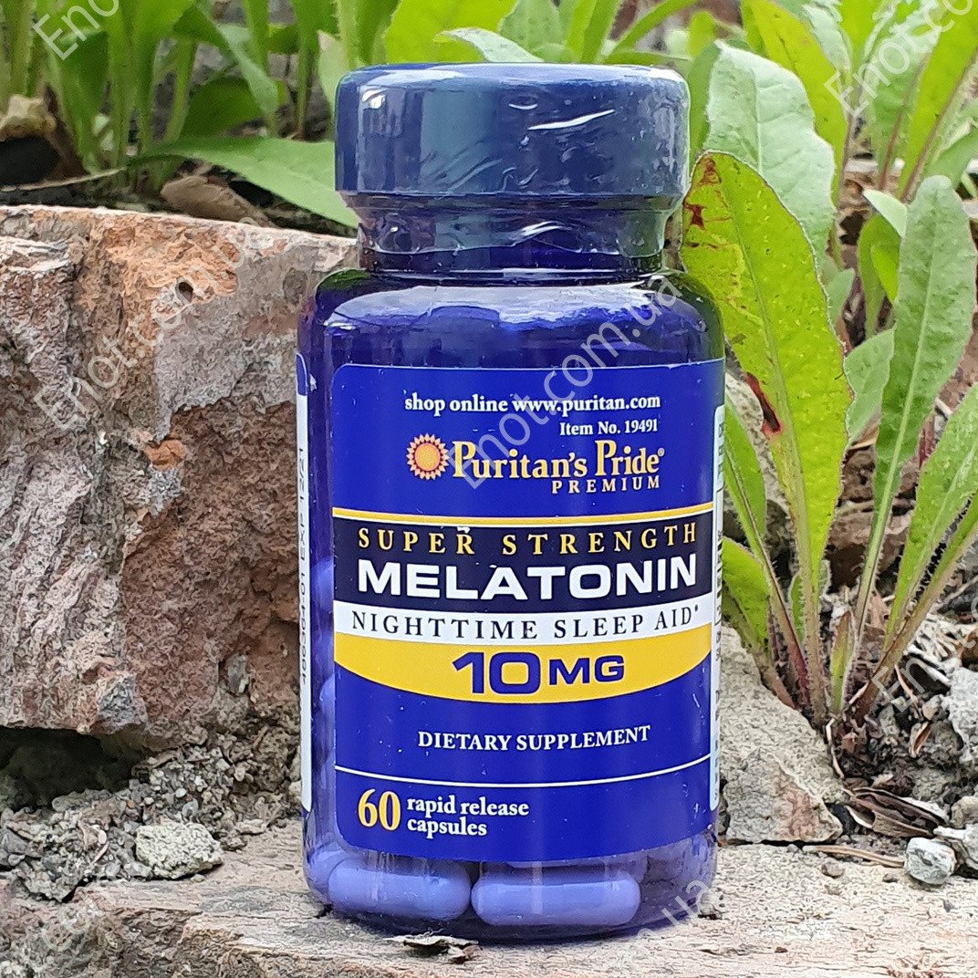Мелатонін Puritan's Pride MELATONIN 10 мг 60 капсул