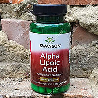 Альфа-липоевая кислота Swanson Alpha Lipoic Acid 100 мг 120 капсул