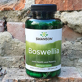 Босвеллія Swanson Boswellia 400 мг 100 капсул (Суглоби і зв'язки)