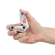 Кутник магнітний для зварювання, 15°, 60°, 90°, 120°, 11 кг, 75×85 мм INTERTOOL MW-0007, фото 3