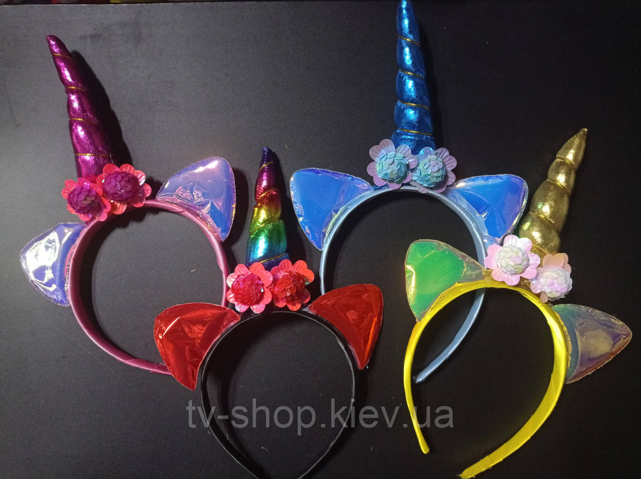 Обруч Єдиноріг галограма (4 кольори), фото 1