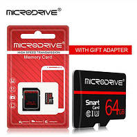 Micro sd Microdrive класс 10 реальные 64 ГБ с адаптером новая