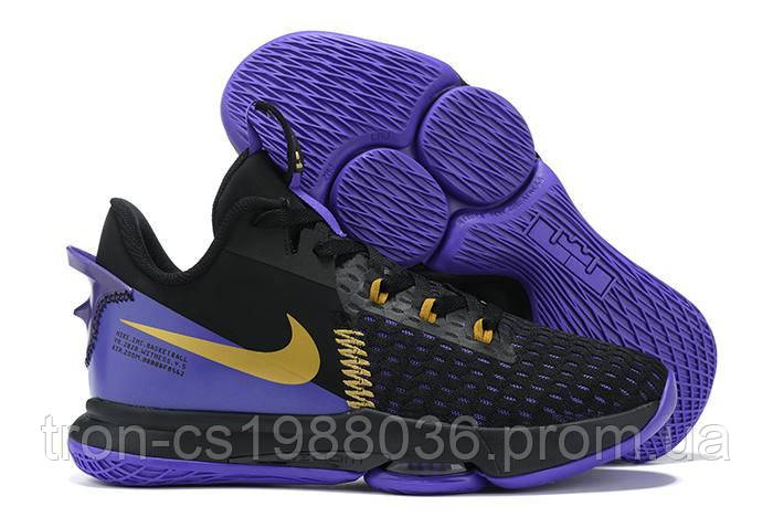 Новинка кросівки чоловічі повсякденні-баскетбольні Nike LeBron Witness 5 "Lakers"