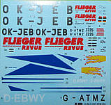 Пластикова модель 1/72 Kovozavody Prostejov 0004 чехословацький тренувальний літак Zlín Z-226T (Trenér 6), фото 2