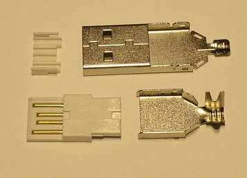 Штекер USB-А на кабель China