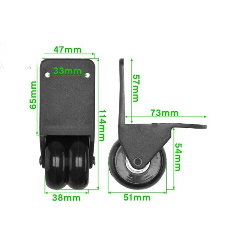 Колеса для валізи/пара/1180