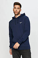 Мужская спортивная толстовка, худи Nike (Найк) синяя