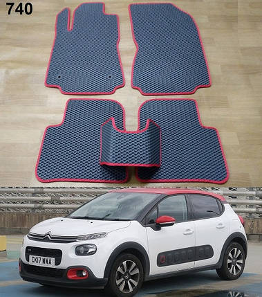 Килимки ЕВА в салон Citroen C3 '17-23, фото 1