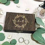 Скринька для кілець 130х85х25мм, фото 3