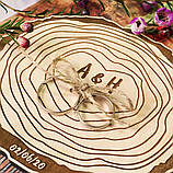 Підставка для кілець "Зруб" 120х100мм, фото 2