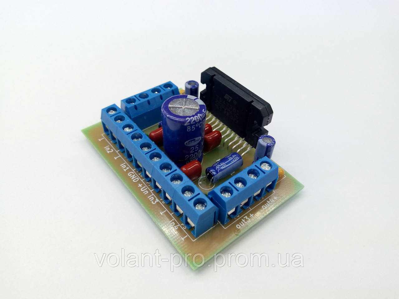 4-канальний підсилювач м/с TDA7381 (4x25 Вт) 10-25В.