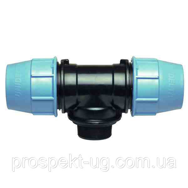 Трійник Ду32х1 1/4″ із зовнішньою різьбою Unidelta ЗР