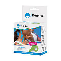 Кинезио тейп лента K-active Classic, салатовый, 5м*5см