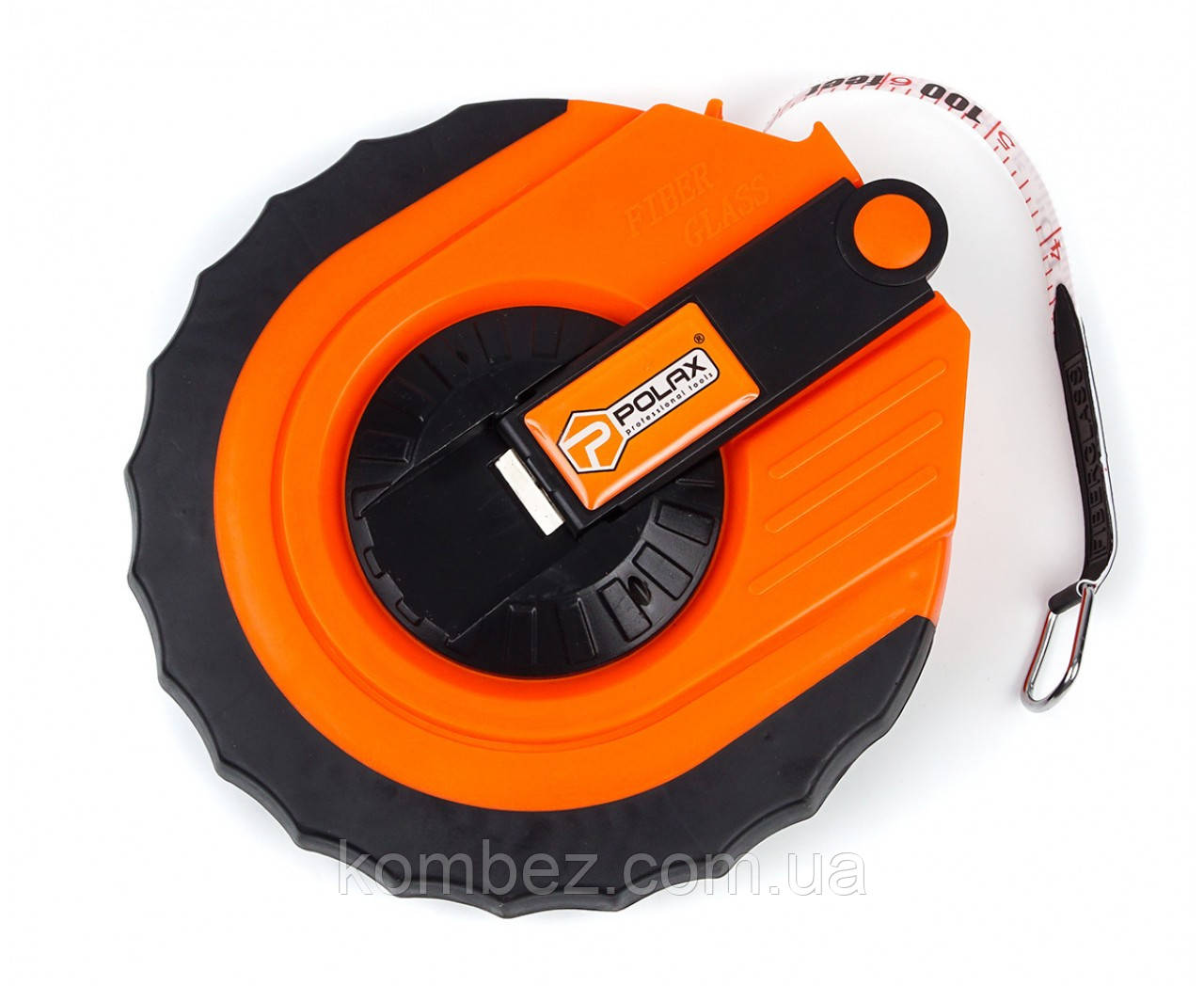 Рулетка з полотном зі скловолокна 30м Полакс, фото 1