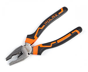 Плоскогубці комбіновані Cr-V, 200мм, двокомп. ручки Полакс