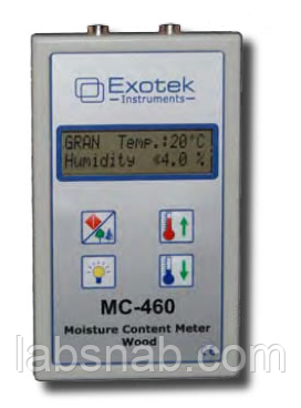Професійний голчастий вологомір деревини EXOTEK MC-460 з виносним датчиком S-30