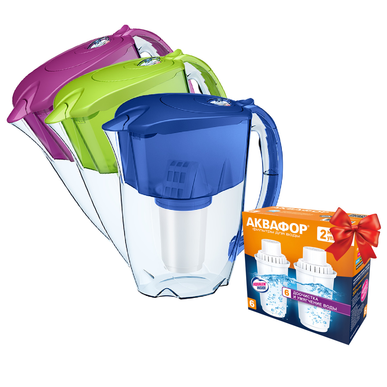 Фільтр-глечик Аквафор "Арктик" 1+2 (колодець, свердловина), фото 1