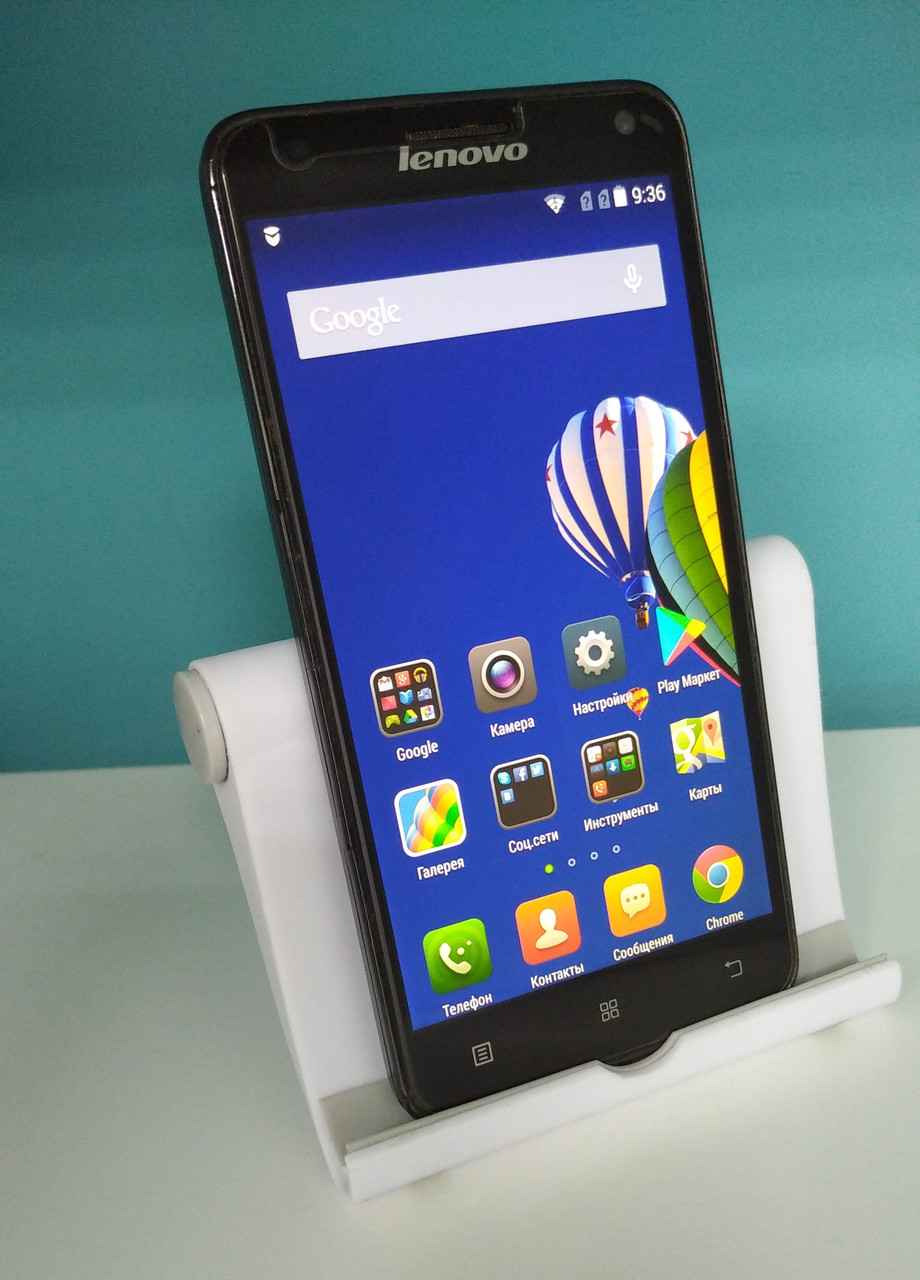 БУ Смартфон Lenovo S580 чорний