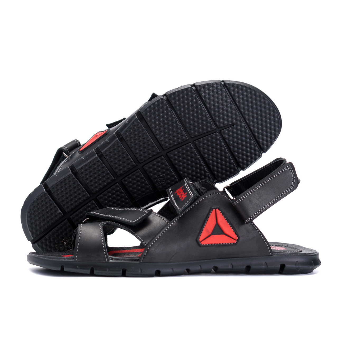 Чоловічі шкіряні сандалі  NS Red