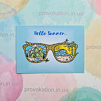 Листівка літня 70х100мм макет 3