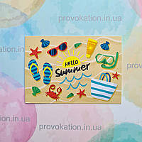 Листівка літня 70х100мм макет 5