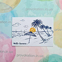 Листівка літня 70х100мм макет 6