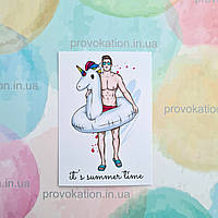 Листівка літня 70х100мм макет 13