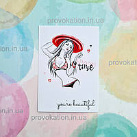 Листівка літня 70х100мм макет 20