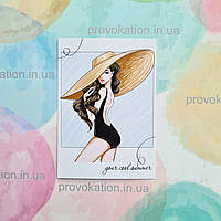 Листівка літня 70х100мм макет 22