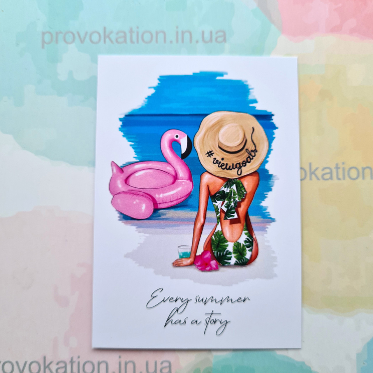 Листівка літня 70х100мм макет 41