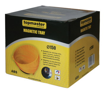 Тарілка магнітна пластік 150 мм  TopMaster