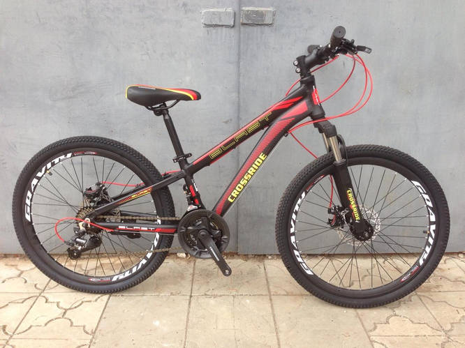 Классный легкий подростковый велосипед 24" CROSSRIDE BLAST ECO DD, цена ...