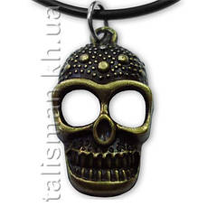 Кулон K-073 - Череп великий (бронза)
