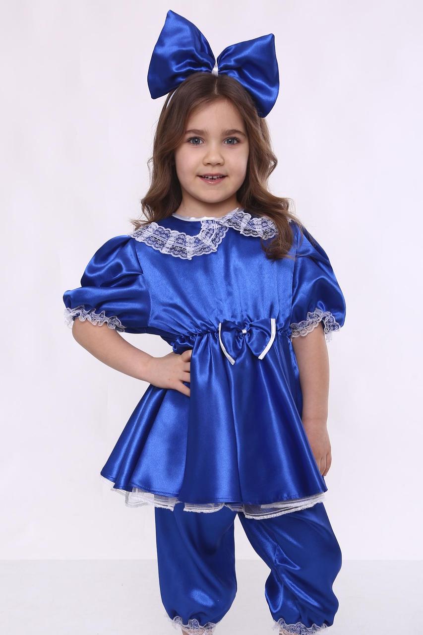 Дитячий карнавальний костюм Мальвіна для дівчаток 3-6 років